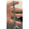 Image 4 : NEW Platinum Plated 8.0mm Cuban Link Necklace - 22” Long