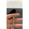 Image 3 : New 18K Gold Plated 7.0mm Interlocking Necklace, 17.5” Long