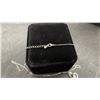 Image 5 : New 925S 0.4ct Simulated Diamond (CZ) Heart Necklace, 16”-18” Long
