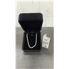 Image 1 : New 925S 3.0mm Twisted Rope Necklace, 19” Long, 925 Sterling Silver with White Gold Overlay