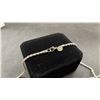 Image 3 : New 925S 3.0mm Twisted Rope Necklace, 19” Long, 925 Sterling Silver with White Gold Overlay