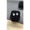 Image 3 : NEW 925S 0.8ct Each Simulated Diamond (CZ) Heart Halo Stud Earrings, Mounted in 925 Sterling Silver