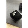 Image 4 : NEW 925S 0.8ct Each Simulated Diamond (CZ) Heart Halo Stud Earrings, Mounted in 925 Sterling Silver