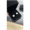 Image 2 : New 14K Gold Plated 3.0ct Each Simulated Diamond (CZ) Stud Earrings