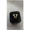 Image 4 : New 14K Gold Plated 3.0ct Each Simulated Diamond (CZ) Stud Earrings