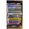 Image 2 : 90 Disney and Animated VHS Tapes Including Aristocats, Lion King, Mulan