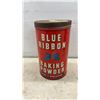 Image 6 : Vintage Blue Ribbon Baking Powder Tins, Pastry Spice and Marjoram Spice Tins, Set of Six