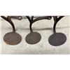 Image 3 : Vintage: 3 Cast Iron Buggy Steps and Double-Ended Wrenches
