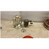 Image 4 : Vintage-Style Scrollwork Metal Magazine Rack, Toffee Tin, Eatons Hangers, Chamber Pot