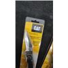 Image 4 : Caterpillar CAT 91-CBCP High Tech Liner Lock Folding Pocket Knives with Belt Clip, 3 Pieces, 7.6”