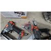 Image 4 : HDX 3-Piece Pneumatic Finishing Kit with Brad Nailer, Stapler and Palm Nailer, New