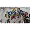 Image 6 : Assortment of Hand Tools Including Screwdrivers, Pliers, Nut Drivers, Scissors, Shears
