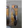 Image 2 : Caterpillar CAT 91-C90CP Hi-Tech Liner Lock Folding Knife with Serrated Stainless Blade, 3 Pieces