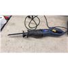 Image 6 : Black and Decker Jigsaw, Mastercraft 3/8” Drill, Reciprocating Saw, Sander in Case