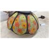 Image 5 : Vintage Mid-Century Modern Floral Popcorn Glass Pendant Ceiling Light Fixture, 1960s-1970s