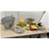 Image 1 : Galvanized Wash Tub, Assorted Rope, Heavy Duty Trailer Net, Marine Cord