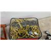 Image 4 : Automotive Lot: Jack Stands, Chains, Lever Hoist, STRAP Heavy Duty Trailer Net 52” × 70”