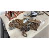 Image 8 : Automotive Lot: Jack Stands, Chains, Lever Hoist, STRAP Heavy Duty Trailer Net 52” × 70”