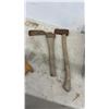 Image 3 : Tool Lot: Bolt Cutters, Hay Hook, Hacksaw, Billhook, Axe
