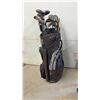 Image 2 : Adams Golf Cart Bag with TaylorMade 200 Steel Woods, R7 Series, Rescue Mid Hybrids, Irons