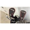Image 4 : Adams Golf Cart Bag with TaylorMade 200 Steel Woods, R7 Series, Rescue Mid Hybrids, Irons