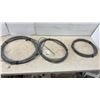 Image 1 : Three Coils of Galvanized Multi-Strand Steel Wire Rope Cable with Wire Rope Clip
