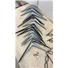 Image 6 : Assortment of Decorative Black Metal Infinity Loop and Utilitarian Shelf Brackets