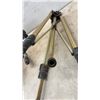 Image 4 : Tripod-Mounted Brass Impact Sprinkler, Irrigation Manifold with Valves, Hedge Shears