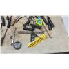 Image 10 : Assorted Hand Tool, Clamps, Ratchets, Wrenches, Pliers, Chalk Line, Screwdrivers