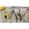 Image 5 : Assorted Hand Tool, Clamps, Ratchets, Wrenches, Pliers, Chalk Line, Screwdrivers