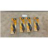 Image 1 : 4 CAT Caterpillar High Tech Liner Lock Folding Knives with Belt or Pocket Clip, 3 1/2” Blade