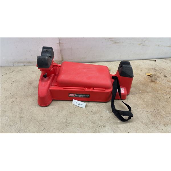 MTM Case-Gard Shoulder-Gard Rifle Rest with Adjustable Front Rest and Storage Compartment