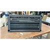 Image 1 : Black Plastic Modular 5-Shelf Unit, 36 × 18”
