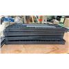 Image 2 : Black Plastic Modular 5-Shelf Unit, 36 × 18”