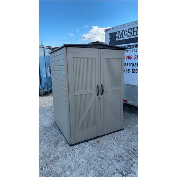 Rubbermaid Lifetime Outdoor 4-1/2x4-1/2x6ft Storage Shed (Complete with All Hardware)