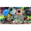 Image 6 : Large Outdoor Storage Box 44 × 22 × 25” with Assorted Garden Tools, BBQ Utensils