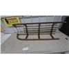 Image 4 : Vintage Wooden Runner Sled with Slatted Deck and Metal-Reinforced Runners, 47” Long