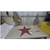 Image 1 : Decorative Metal Wall Art Including Fish, Ornate Sconce, Red Barn Star, Birds on Branch