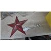 Image 5 : Decorative Metal Wall Art Including Fish, Ornate Sconce, Red Barn Star, Birds on Branch