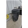 Image 3 : Meco Charcoal Vertical Water Smoker with Domed Lid and Temperature Gauge