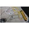 Image 2 : Plano 26” Toolbox, Surge Master Power Bar, Extension Cords, LED Flashlight, Tire Inflator