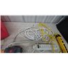 Image 3 : Plano 26” Toolbox, Surge Master Power Bar, Extension Cords, LED Flashlight, Tire Inflator