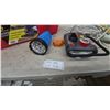 Image 4 : Plano 26” Toolbox, Surge Master Power Bar, Extension Cords, LED Flashlight, Tire Inflator