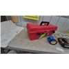 Image 7 : Plano 26” Toolbox, Surge Master Power Bar, Extension Cords, LED Flashlight, Tire Inflator