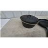 Image 3 : Cabela's 10” Cast Iron Camp Oven with Lid, Cast Iron Round Skillet, Oval Skillet