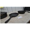 Image 4 : Cabela's 10” Cast Iron Camp Oven with Lid, Cast Iron Round Skillet, Oval Skillet
