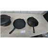 Image 5 : Cabela's 10” Cast Iron Camp Oven with Lid, Cast Iron Round Skillet, Oval Skillet