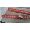 Image 4 : Plastic Snow Fence, Orange, 48” x 50', 1 3/4” Mesh, 2 Rolls