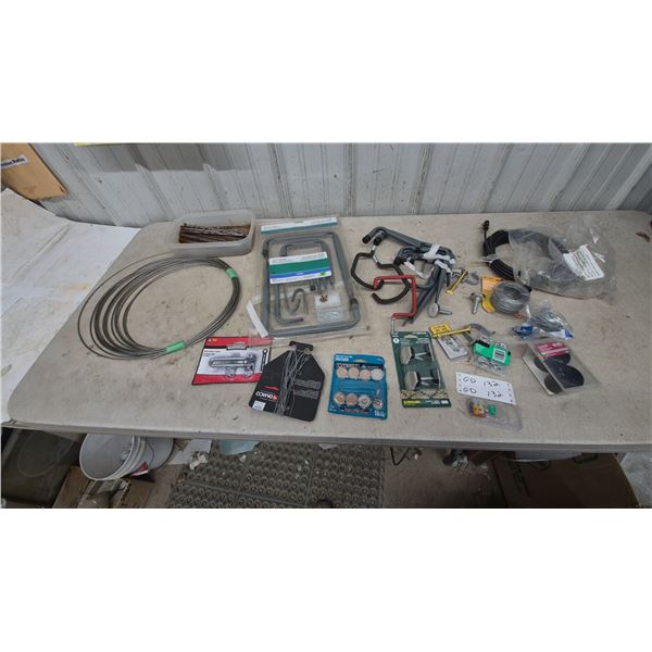 Builder's Hardware Door Security Guard, Utility Hooks, Felt Pads, Slideglide Furniture Sliders