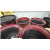 Image 5 : Lot of Plastic Garden Planters in Assorted Sizes, Red, Black, Ceramic Bowl